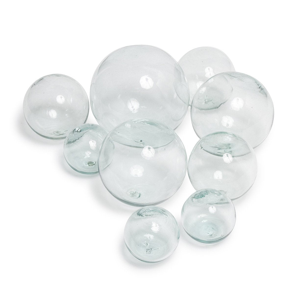 Boules de verre soufflées à la main